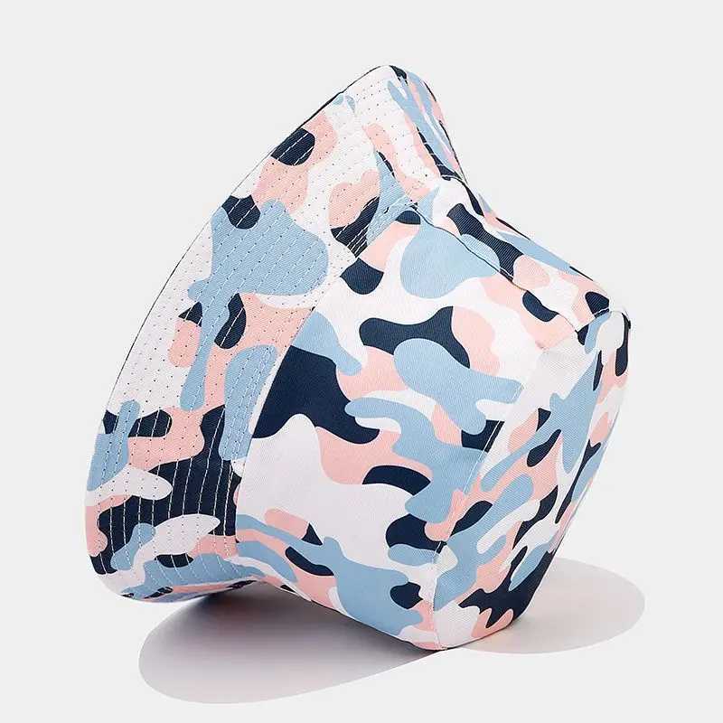 Bucket Hat New Cross-Border E-Commerce Hot Sa Sun-Proof Bucket Hat Outdoor Camouflage Doub-Sided Wear Bucket HatXJ250116