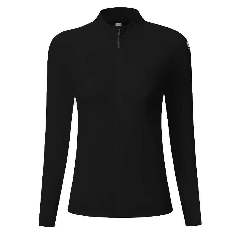 Ddmyoutdoor China Domestic Women Running Jackets Zipper Slim Sports Fiess Jersey Traning Workout Active Wear Long Sleeve Yoga Thin Feminine Shirts