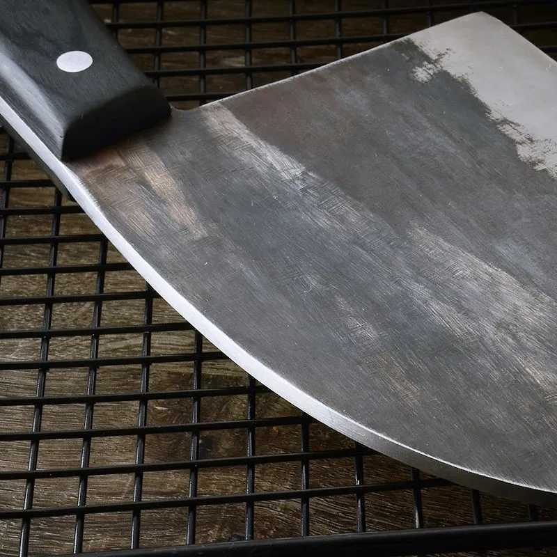 Full Tang Chef Knife Handmade Forged High-carbon Clad Steel Kitchen Knives Cleaver Filleting Slicing Broad Butcher knifeXJ250117