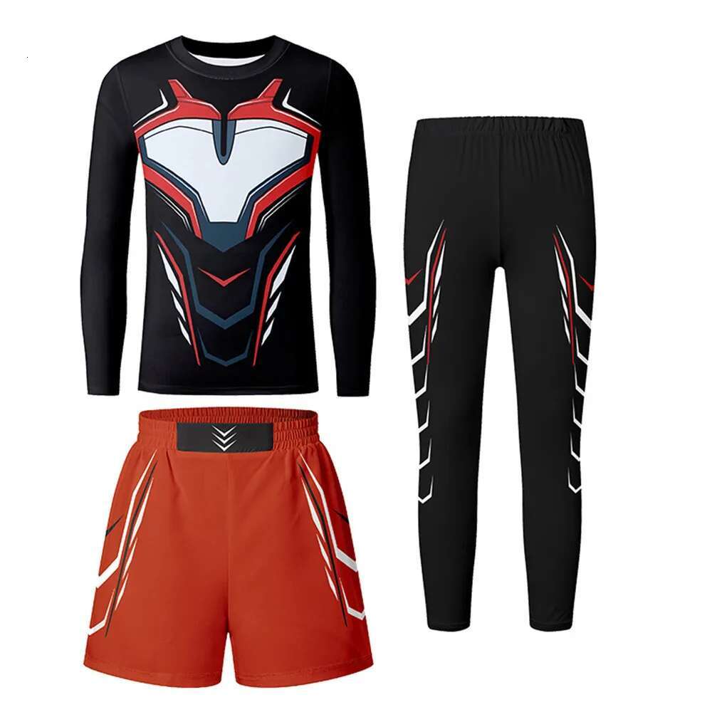 Ddmyoutdoor China Domestic Kid Children Boy Girl Running Long T Shirt Legging Shorts Tess Set Fiess Sport Basketball Football Sportswear Soccer Clothe