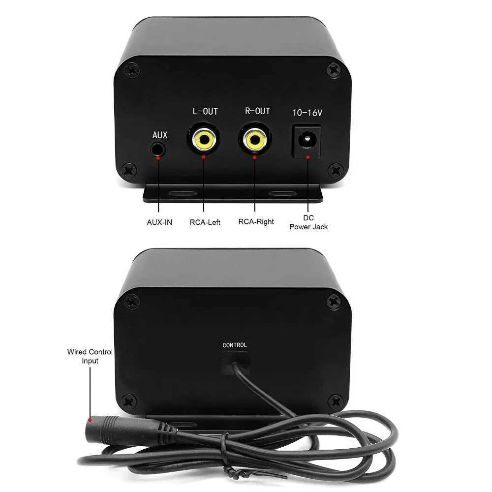 Car Audio 150W 2CH Motorcycle Audio System with Multimedia Stereo Amplifier 4 Inches Waterproof Speakers Bluetooth FM Radio AUX MP3 H250118
