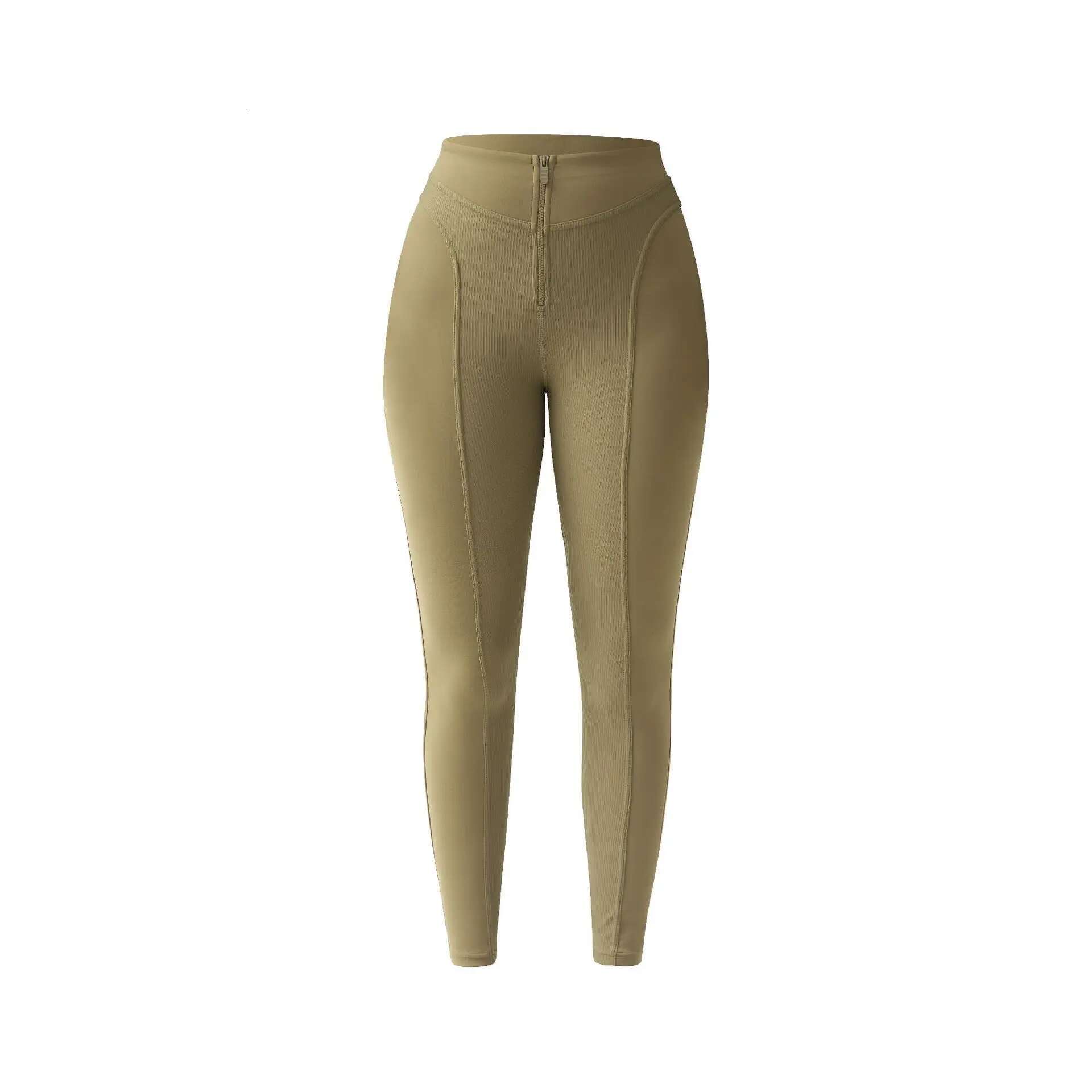 Ddmyoutdoor China Domestic Mermaid Curve Women S High Waist Zipper Tight Yoga Fiess Sports Leggings Slim Fit Slimming Threaded Pants Ski