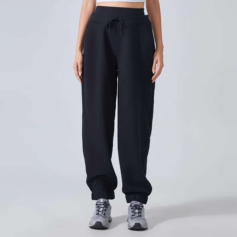Ddmyoutdoor China Domestic Mermaid Curve Fleece Ed Warm Sports Women S Fashion All Match Casual Sweatpants Loose Foot Fitting Fiess Yoga Pants