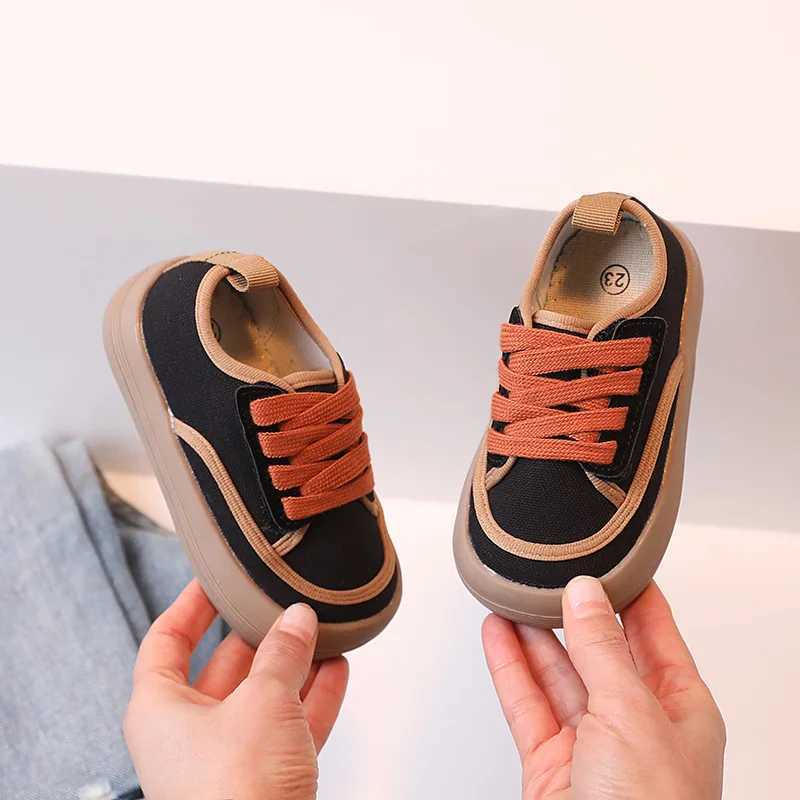 Children Shoes Autumn Anti Slip Casual Canvas Shoe Soft Soled Barefoot Kids Shoes Trendy Versatile Toddler Shoes Tenis De MujerXJ250118