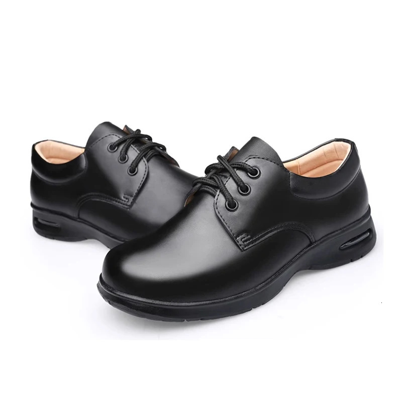 Campus Shoe Child Girl Middle School Student Shoe Children Boy Leather Shoes Early Boys Dress Shoes Soft Bottom Black High Kids 250113