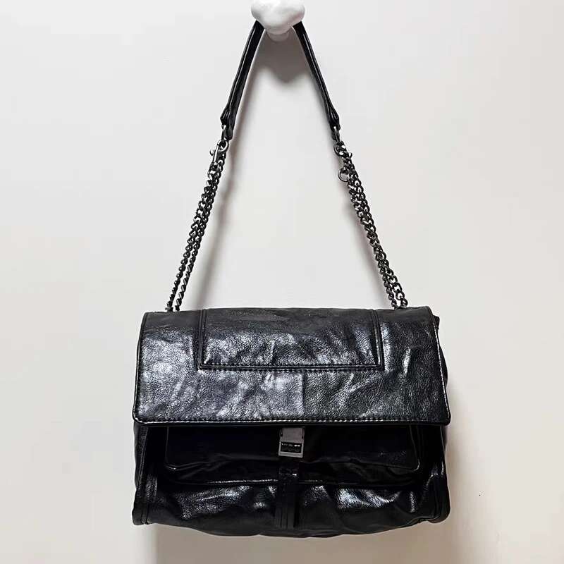 England Style Sg Messenger Bags For Women Designer Handbag And Purses 2024 New In PU Oil Wax Leather Underarm Shoulder