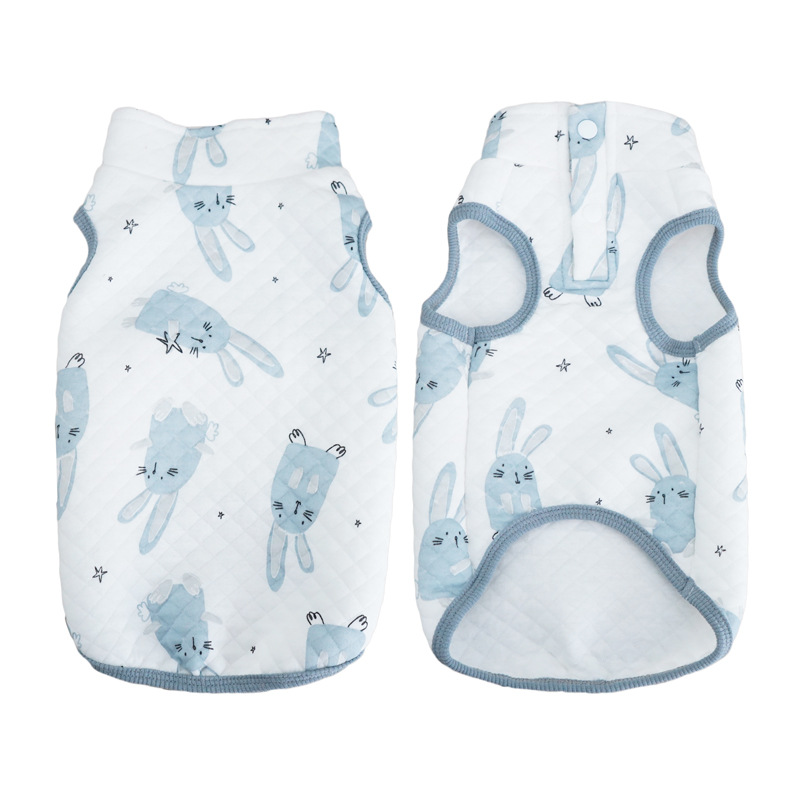 Pets it cat cat clothes fall and winter pet home wear vest Devon silver gradient cat clothes undershirt clip cotton thickening