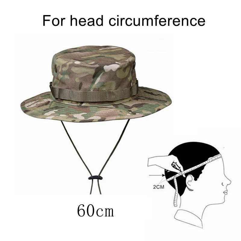 Tactical Men Camouflage Boonie Hat Sun Protector Outdoor Paintball Airsoft Army Training Fishing Hunting Hiking ScarfXJ250116