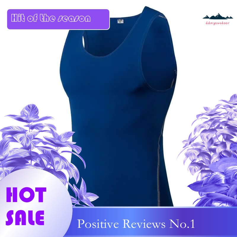 Ddmyoutdoor China Domestic Men Quick Dry Running Sleeveless Sport Tank Tops Fiess Compression Shorts Workout Slim T Shirts Gym Vest Sportswear