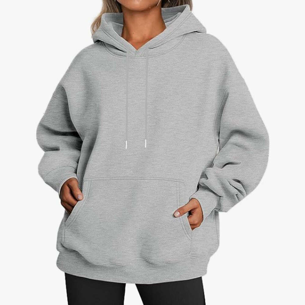Oversized off shoulder sleeve for women's autumn thick hooded sweatshirt jacket