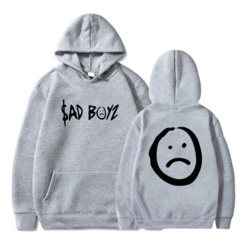 Junior H Sad Boyz Hoodie World Tour Merch Long Sleeve Streetwear for Men and Women
