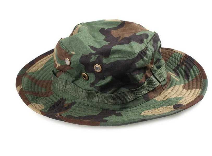 Tactical Boonie Camouflage Field Combat Hunting Summer Outdoor Fishing Hiking Cam Sports Hat ersongearXJ250116