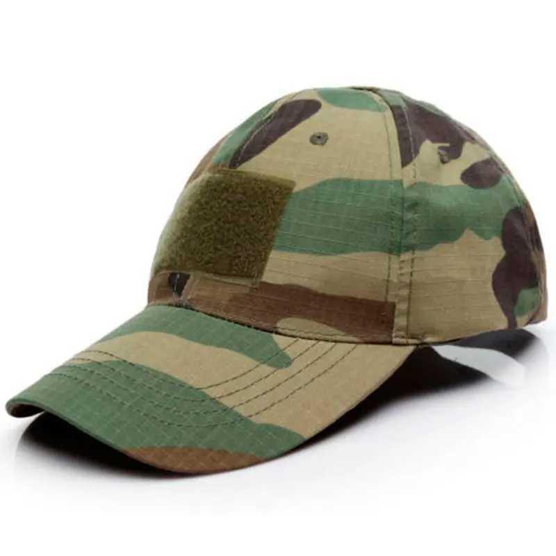 Tactical Airsoft Camo Baseball s Camo Outdoor Hunting Cycling Sport Hat for Men AdultXJ250116