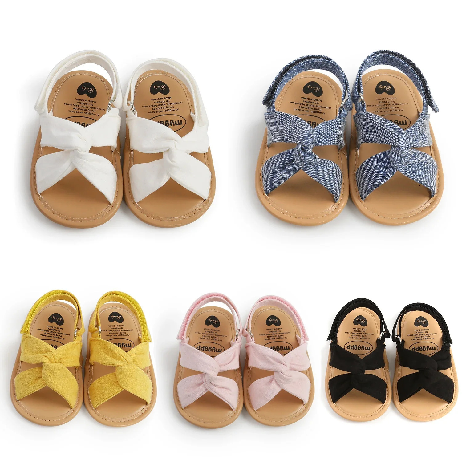 Breathable Summer born Baby Girls Sandals Shoes Toddlers Simple Style Solid Color Soft Sole Outdoor Indoor Prewalker 250118
