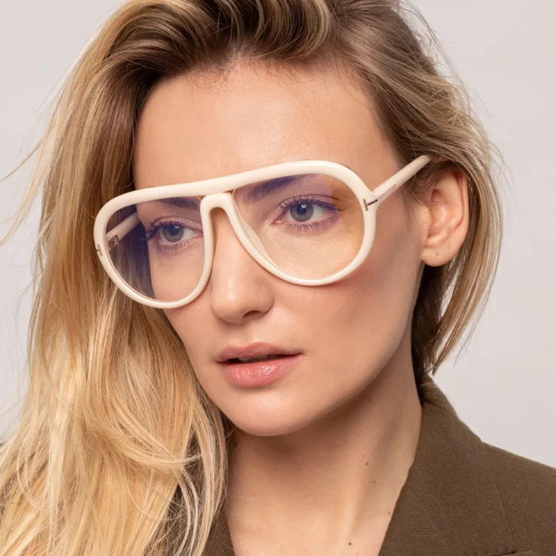 T large frame sunglasses women sunscreen men retro fashion 250109