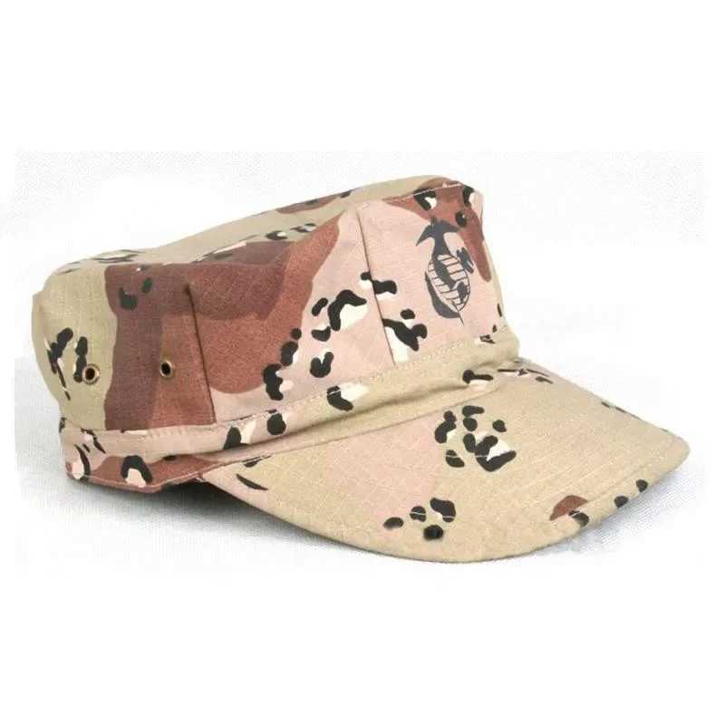 1 pcs Vintage US Army Hat Cadet Military Patrol Tactical Adjustab Outdoors Sun Huting Hat Unisex Whosa Camo HatXJ250116