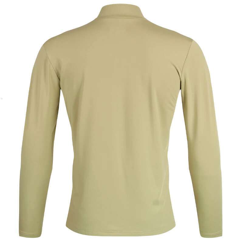 Ddmyoutdoor China Domestic Men Long Sleeve Half Zip Casual Running Outdoor Quick Dry Fiess Tee Nylon Bodybuilding Fashion Gym Training Sporting Jersey