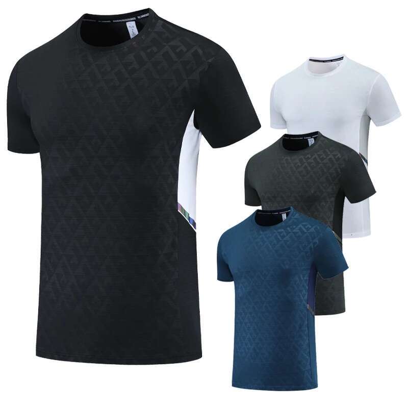 Ddmyoutdoor China Domestic Man Fiess Short Sleeves Running Sport Men Gym Quick Dry Tshirts Fashion Mesh Reflective Summer Tee Print Soccer Jersey