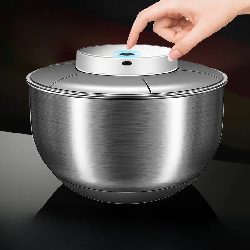 Automatic Electric Salad Spinner Food Strainers Salad Making Tool Multifunctional Vegetable Washer Salad Vegetable Dryer Mixer 250116