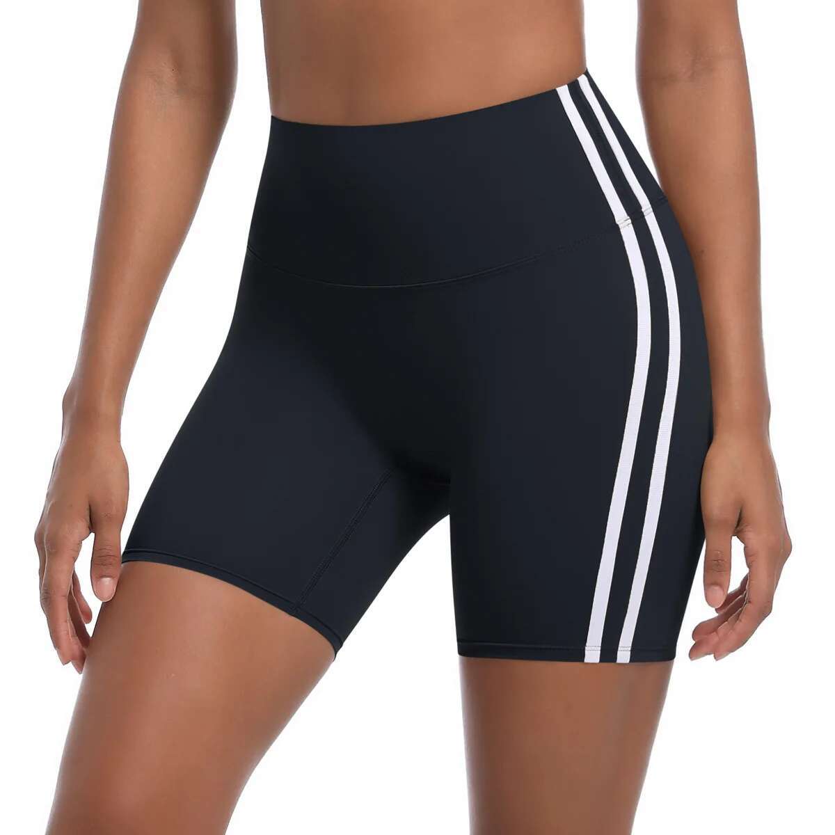 Ddmyoutdoor China Domestic Mermaid Curve Yoga Tight Riding Hip Lift Hot Pants Contrast Color Breathable Fiess Quick Drying Sports Shorts