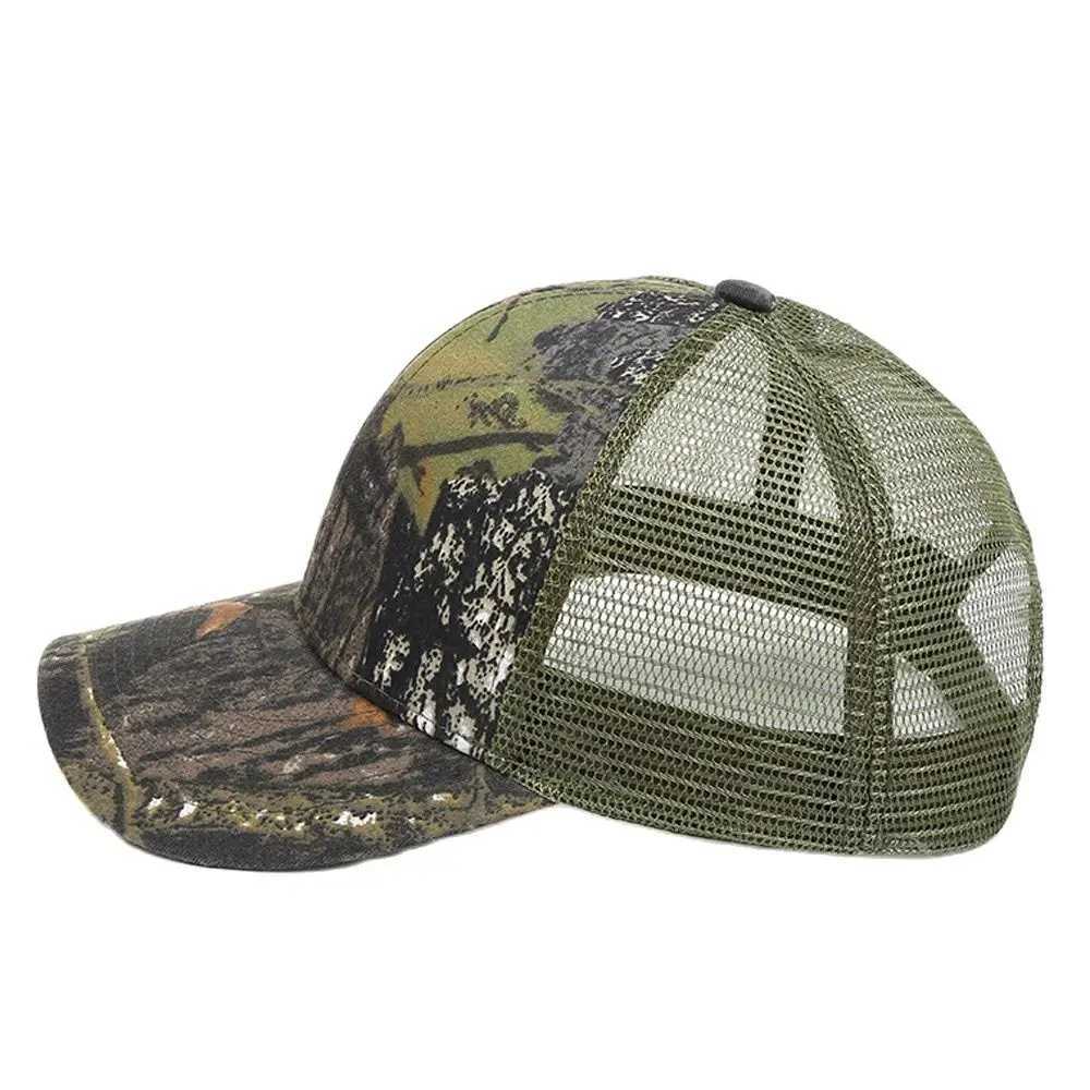 Tactical Army Green Trucker Hat Mens Camo Jung Mesh Cool Baseball AdjustabXJ250116