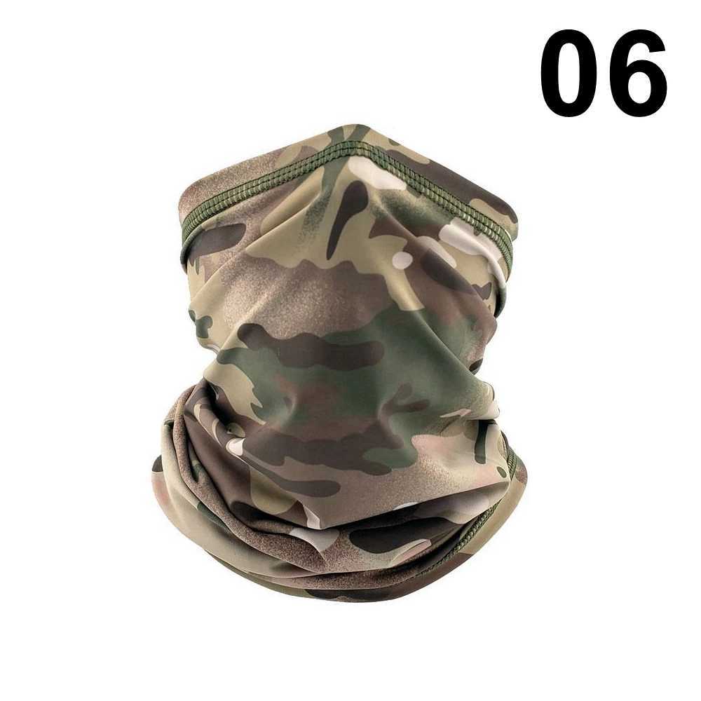 Tactical Men Camouflage Boonie Hat Sun Protector Outdoor Paintball Airsoft Army Training Fishing Hunting Hiking ScarfXJ250116