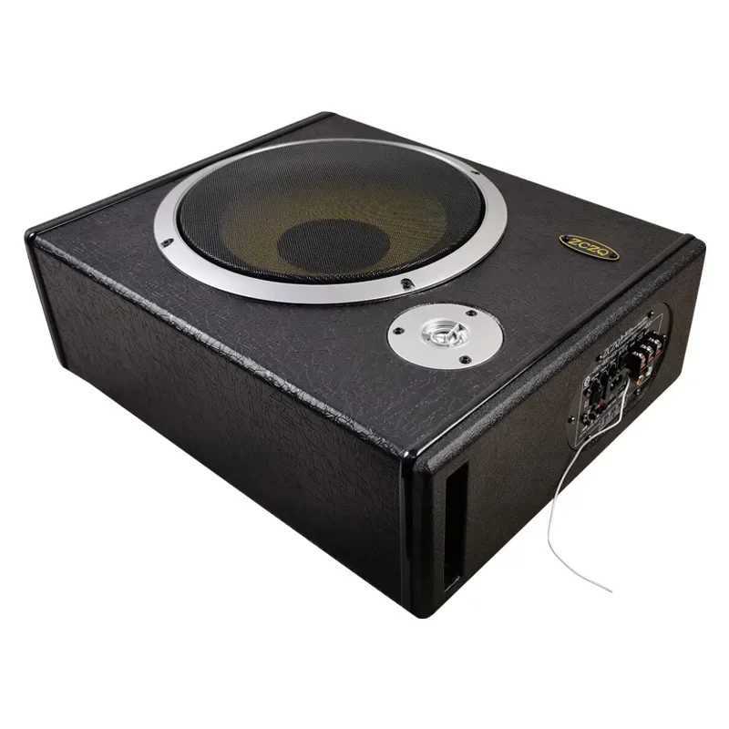 Car Audio Eight inch slim high-end car mounted subwoofer 12V24V220V remote control card Bluetooth car audio system H250118