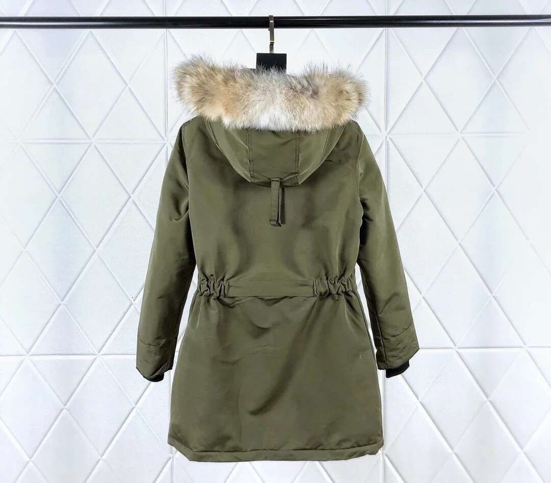 Women Style Winter Warm Long Down Jacket Famous Designer Designed Brand Windproof Hooded High-Quality Slimming Wais Coat