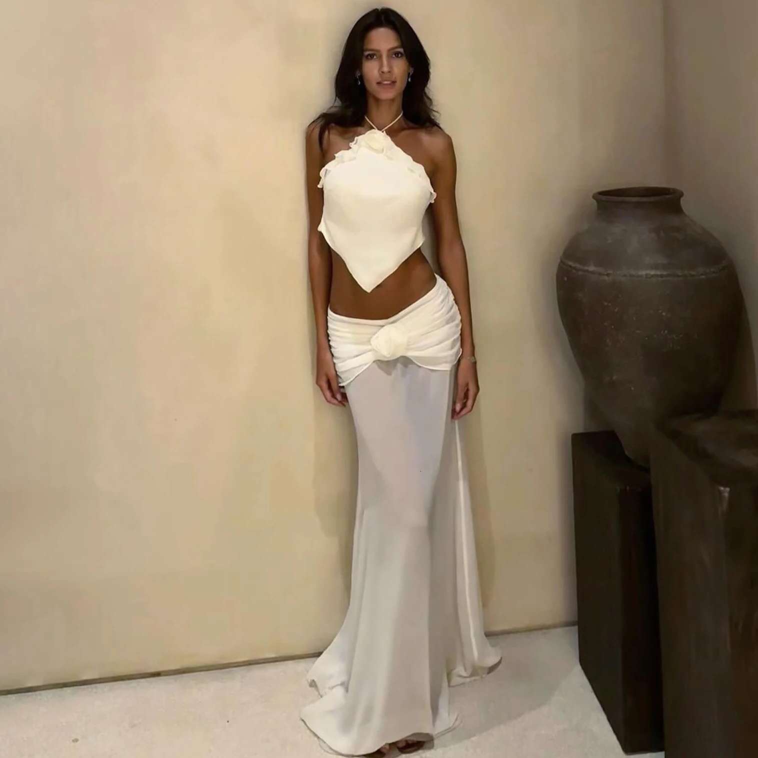 3 Pcs Wer Bikini 2025 Sexy Women Swimsuit Elegant White Swimwear Female Biquini Ral Cover Up Bodysuit Bath Suit Beachwear
