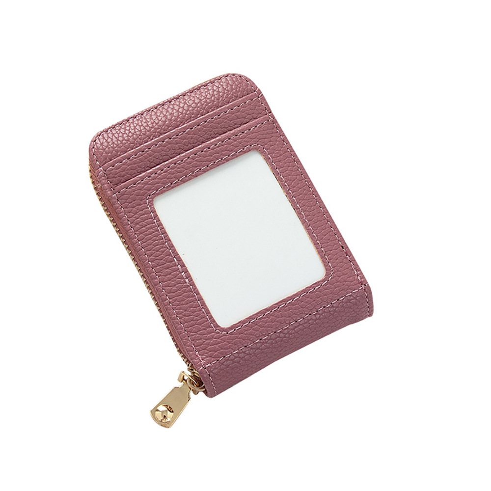 Women's Korean Edition New Anti demagnetization Solid Color Driver's License Mini Simple and Multi functional Small Ka Bao Card Cover Women 