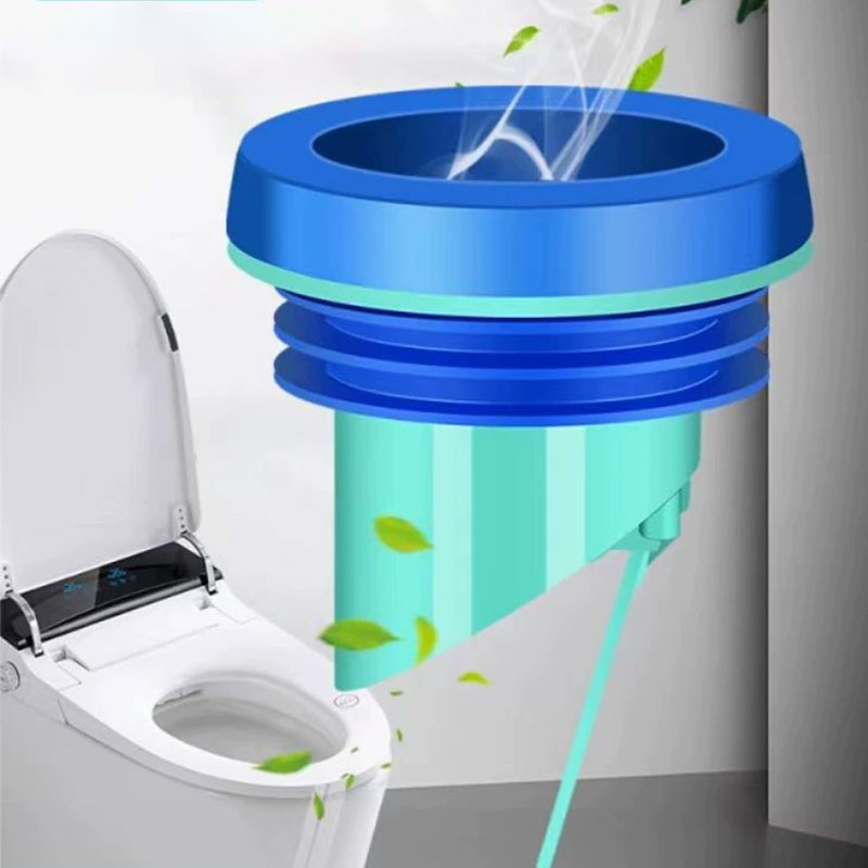 Toilet Flange Dwe74 With Check Vae Deodorant Thickening Washer Integrated Leakproof Base Toilet Seat Seal Ring