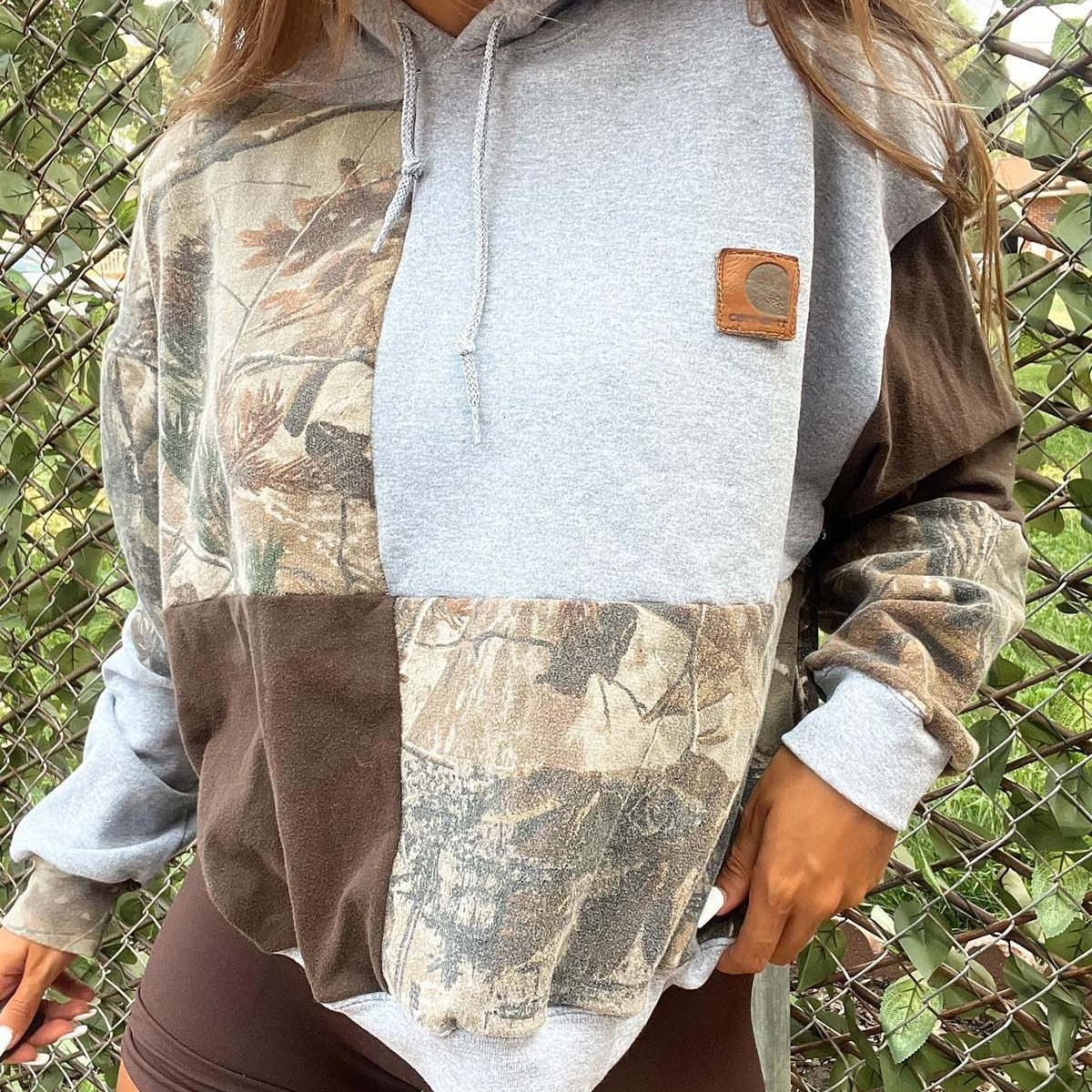 2024 women's long sleeved printed hoodie for europe and america Independent station