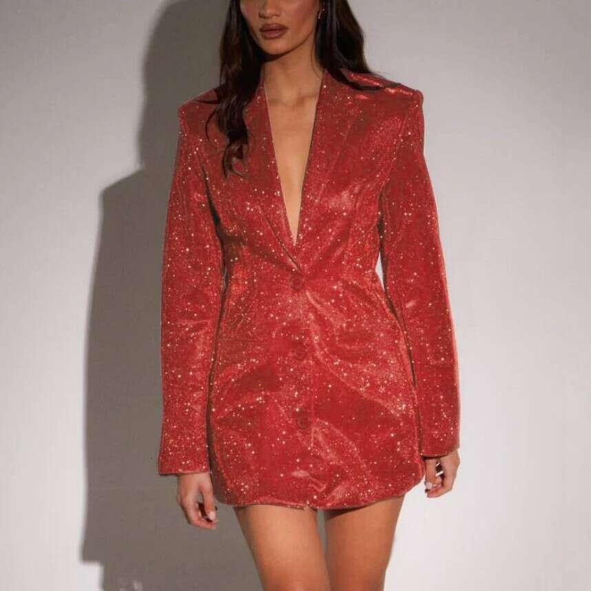 European and American women's hot selg suit jacket slim fit dress 2025 new casual versatile fashion clothing