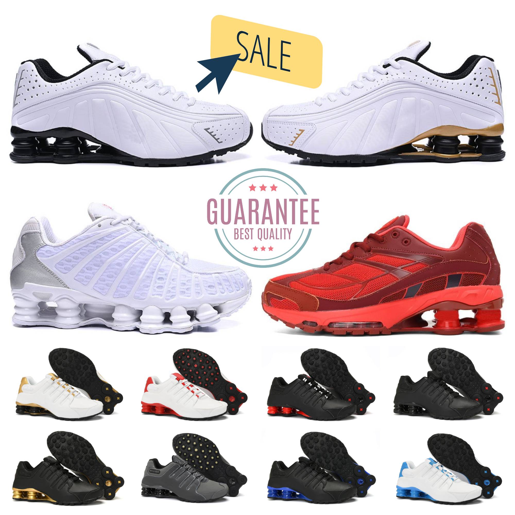 Designer Ride 2 running shoes Shoxshoes Mens DELIVER 809 AVENIVE OZ NZ EU 802 R4 301 Triple Black Matte white red pink green Metallic Silver Racer Blue outdoor trainers