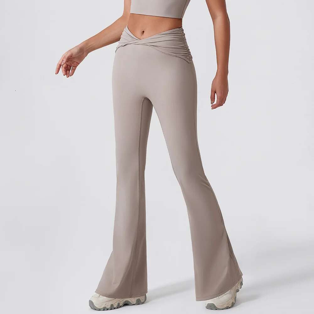 Ddmyoutdoor China Domestic Mermaid Curve Tight Naked Hip Lifting Yoga Dancing High Waist Micro Raised Quick Dry Casual Sports Trousers Women