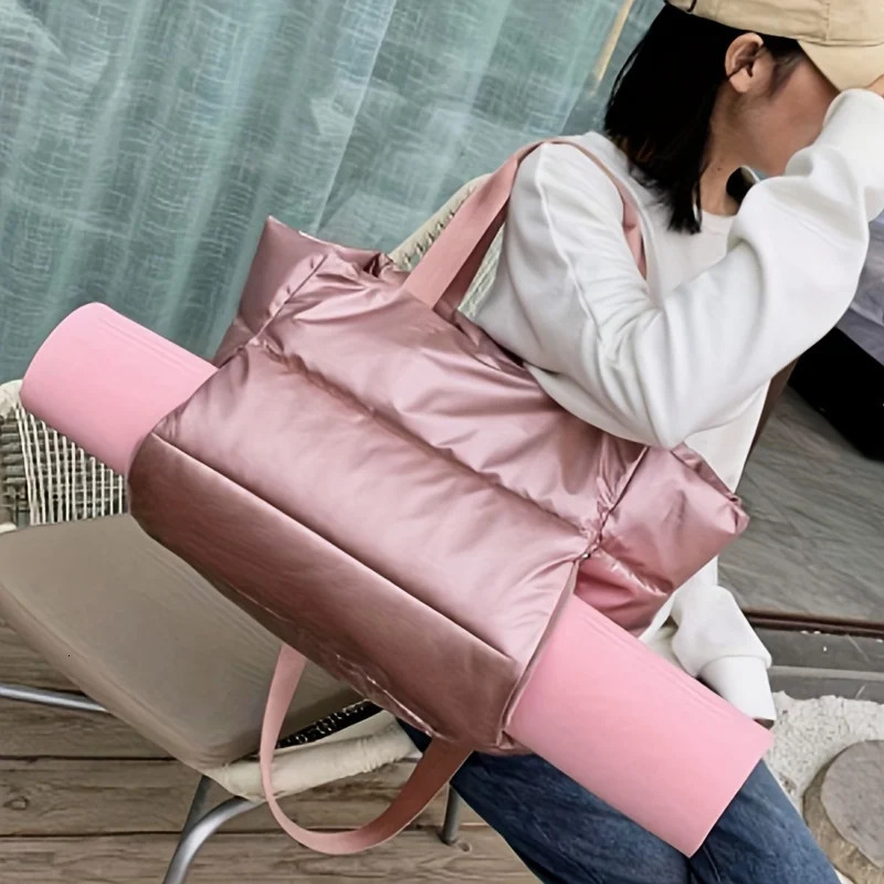Yoga Mat Bag Ladies Gym Wet Dry Pack Womens Tote Fitness Sports Large Capacity Travel Shoulder Crossbody Bags 250114