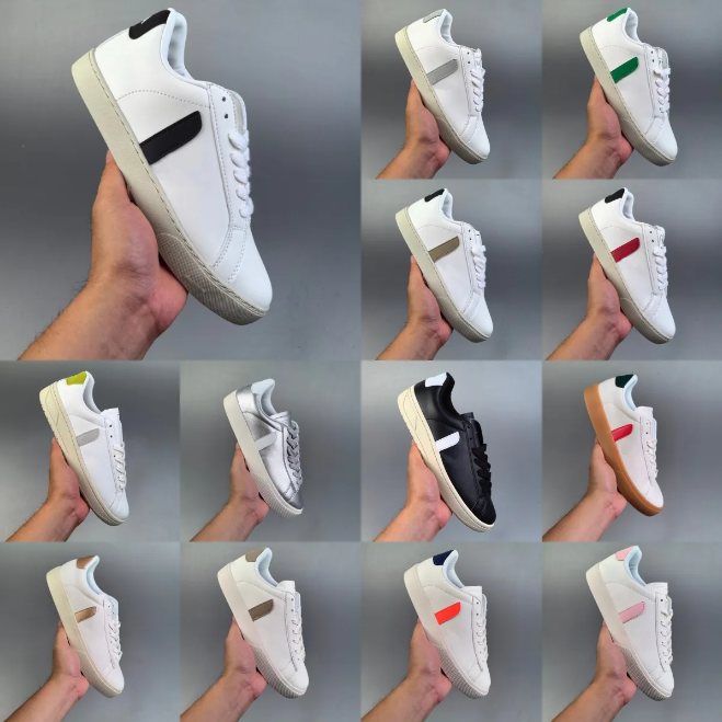OG Casual Designer Shoes French Brazil Green Earth Green Low-carbon Life V Organic Cotton Flats Platform Sneakers Women Classic White woman Trainers Campo Sneakers