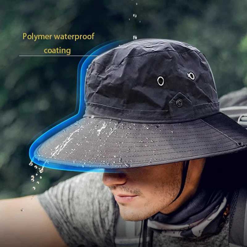Adjustab Outdoor Fishing Hat Sunscreen Protection Breathab Sunshade Foldab Men Women Hiking Cam Casual FishingXJ250116