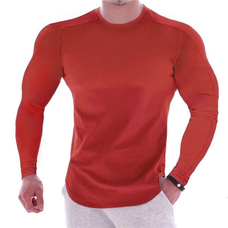 Ddmyoutdoor China Domestic Men Long Sleeve Running Quick Dry Gym Fiess Male Sport Soccer Top Compression Bodybuilding T Shirt Tees Gymwear