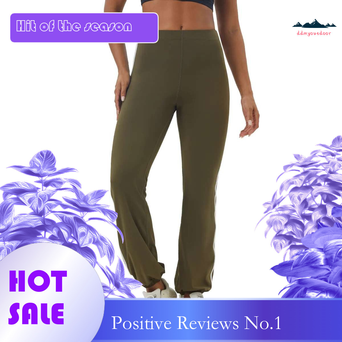 Ddmyoutdoor China Domestic Mermaid Curve Sports Casual High Waist Tunic Women S Belly Tucking Yoga Outdoor Training Cropped Pants