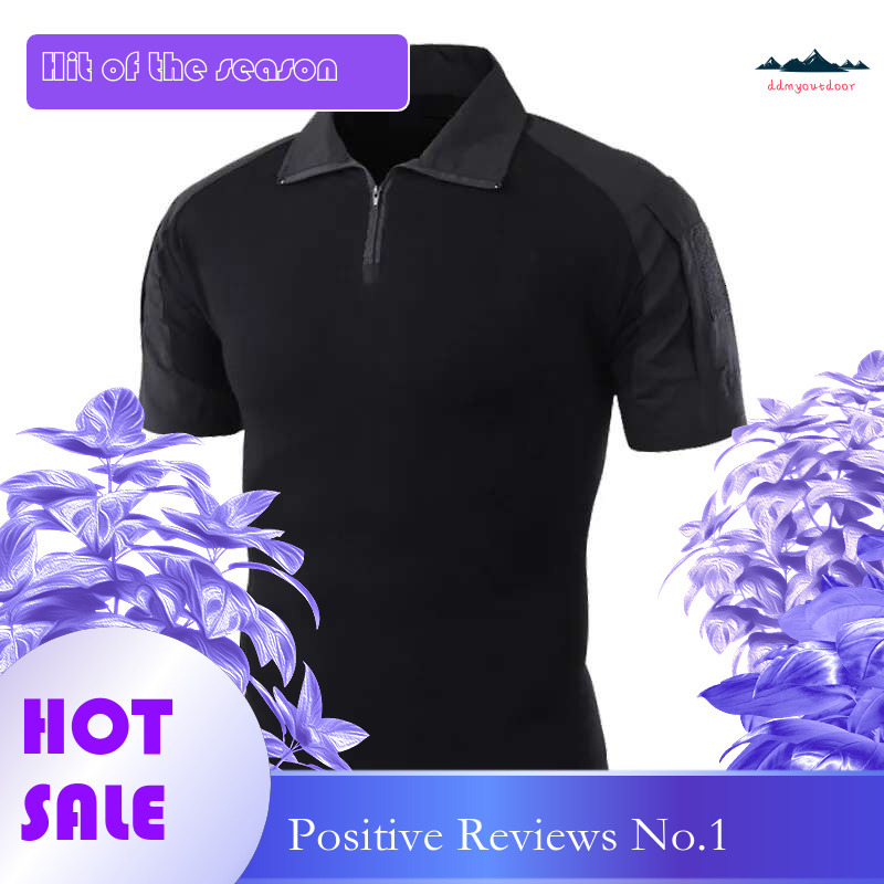 Ddmyoutdoor China Domestic Tactical T Shirt Military Army Combat T Shirt Quick Dry Tees Men S Outdoor Hunting Camping Hiking O Neck Lapel Short Sleeve