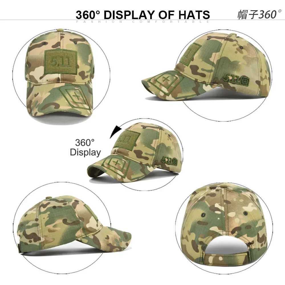 Tactical Baseball s For Men Outdoor Camouflage Hunting Hiking CS Cotton Snap Hat Trucker Summer Sun HatsXJ250116