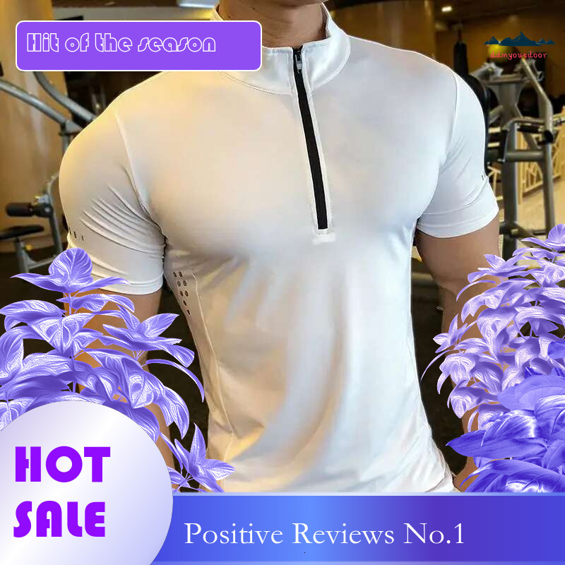 Ddmyoutdoor China Domestic Summer Sport Quick Dry Compression Running T Shirt Men Breathable Fiess Bodybuilding Shirts Tights Top Man Gym Clothing