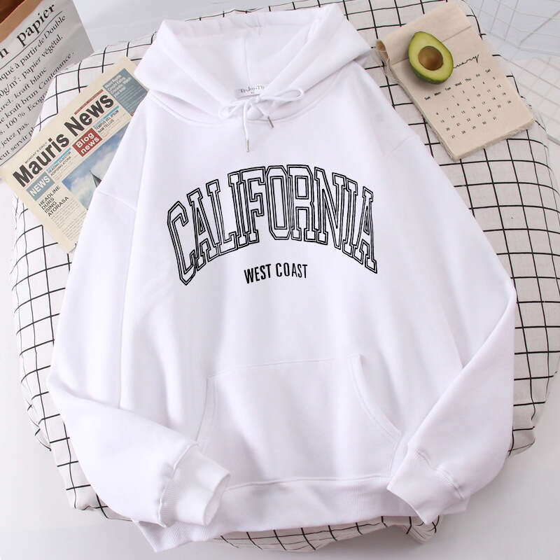 Women's Cute Pattern College Style Sportswear Girls' Long Sleeve Hoodie Autumn Clothing with Pocket