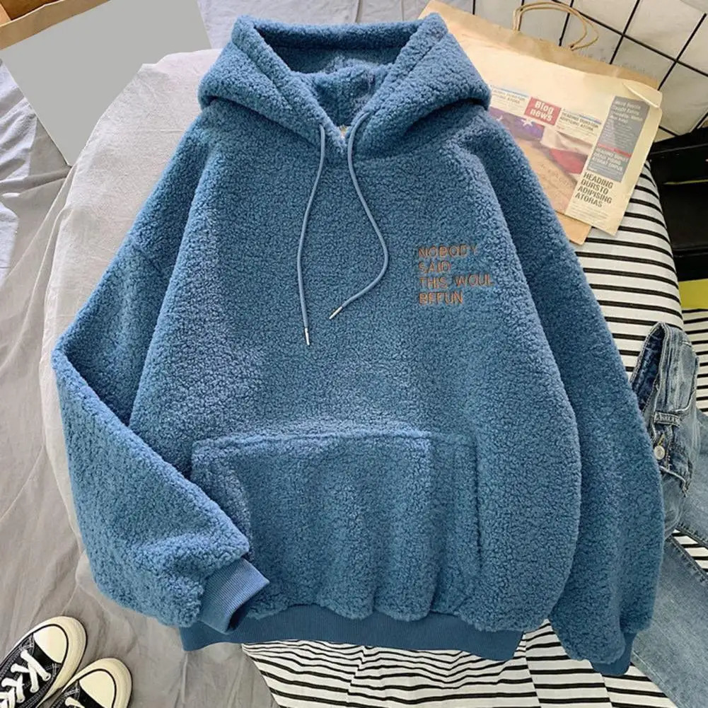 Autumn Winter Coat Pink Sweet Hooded Sorry Print Harajuku Loose Pocket Hoodies Womens Fleece Flannel Pullover Female Sweatshirt 250109