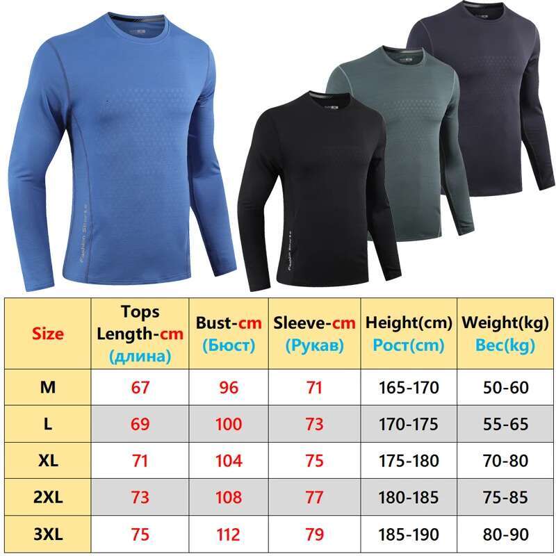 Ddmyoutdoor China Domestic Spandex Compression Breathable Long Sleeve Men Running Fiess Tshirt Elastic Quick Dry Sports Bodybuilding Training Shirts
