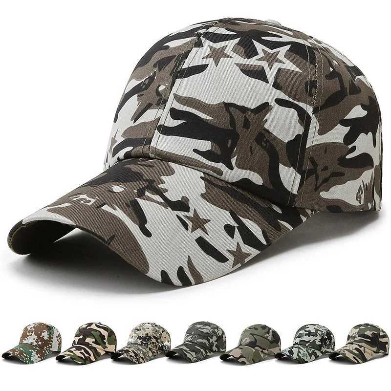 New Camo Baseball Men and Women Tactical Camouflage Snap Hat For Men High Quality Bone Masculino Dad Hat TruckerXJ250116