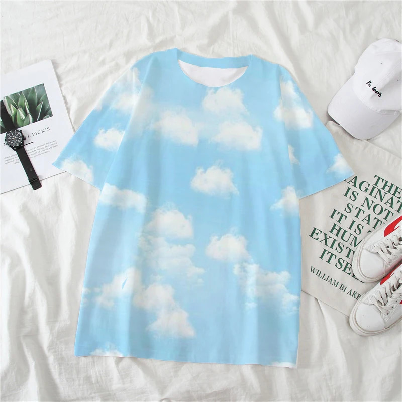 Trendy 3d Printed Custom Summer Casual Womens Beautiful Tshirt Street Outdoor Wear Sportswear Breathable Fashion Style 250108