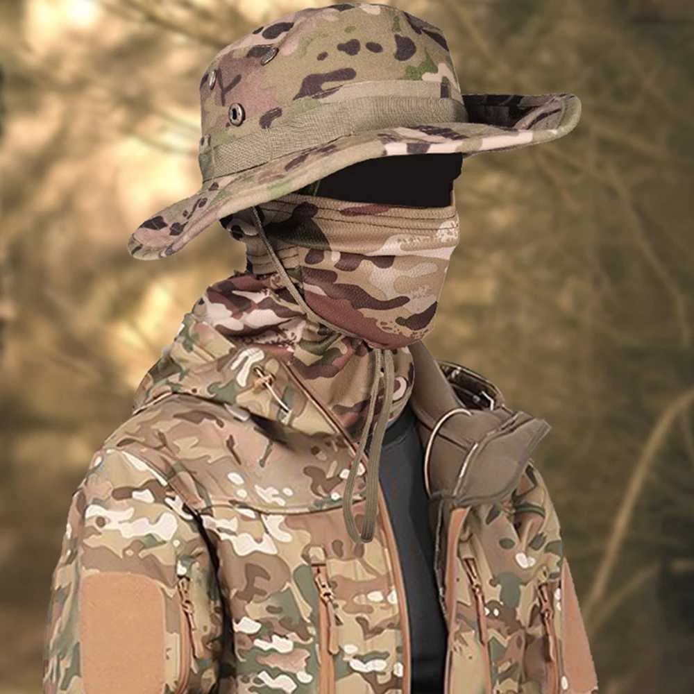 Tactical Hat Boonie Hat Neck Gaiter clava Windproof Face Mask for Ski Fishing Biking Motorcyc Hiking Outdoor SportUnisexXJ250116