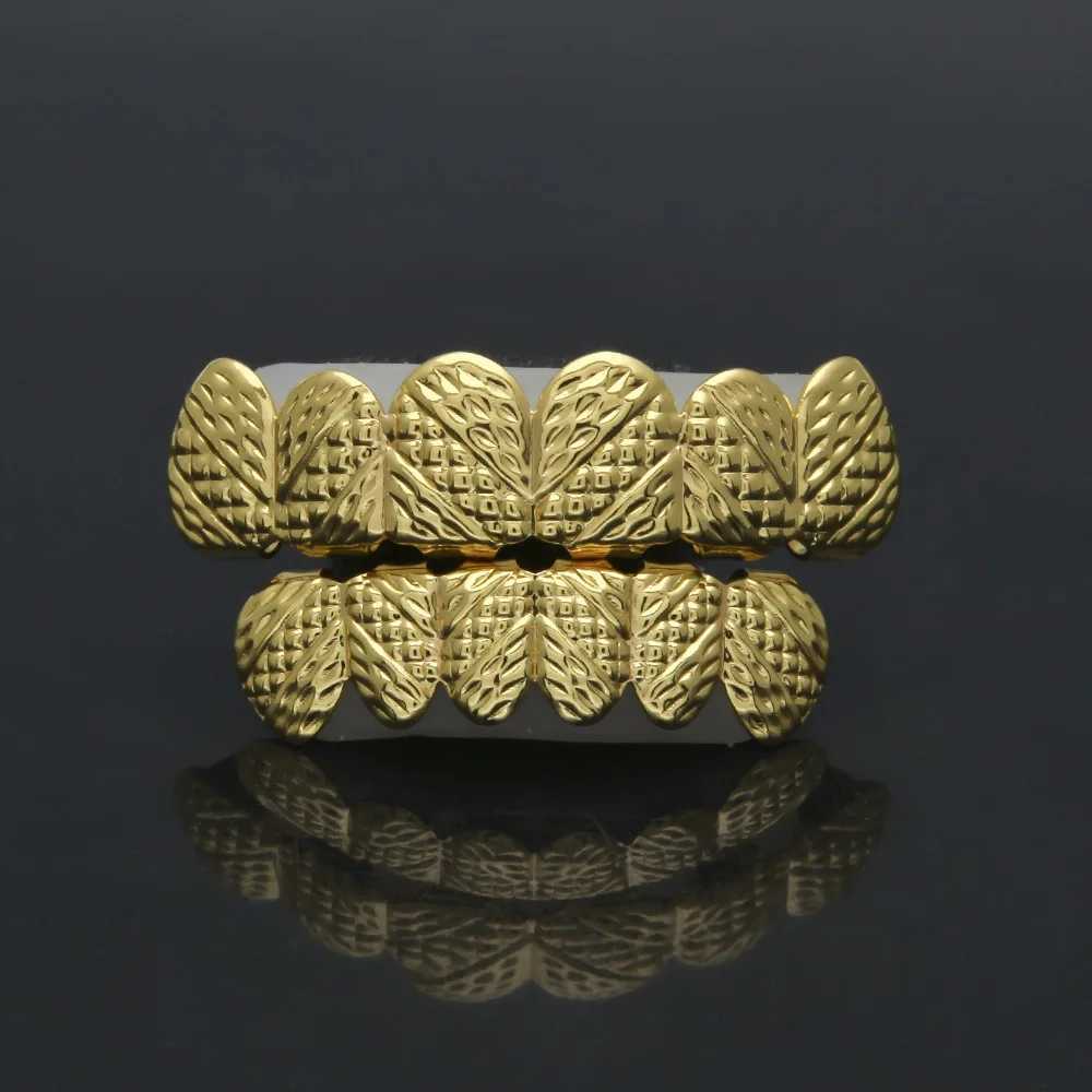 NEW Bling Teeth Grillz Top Bootom Dental Mouth Punk Teeth Caps Cosplay Party Tooth Rapper Hip Hop Jewelry TG006XJ250114